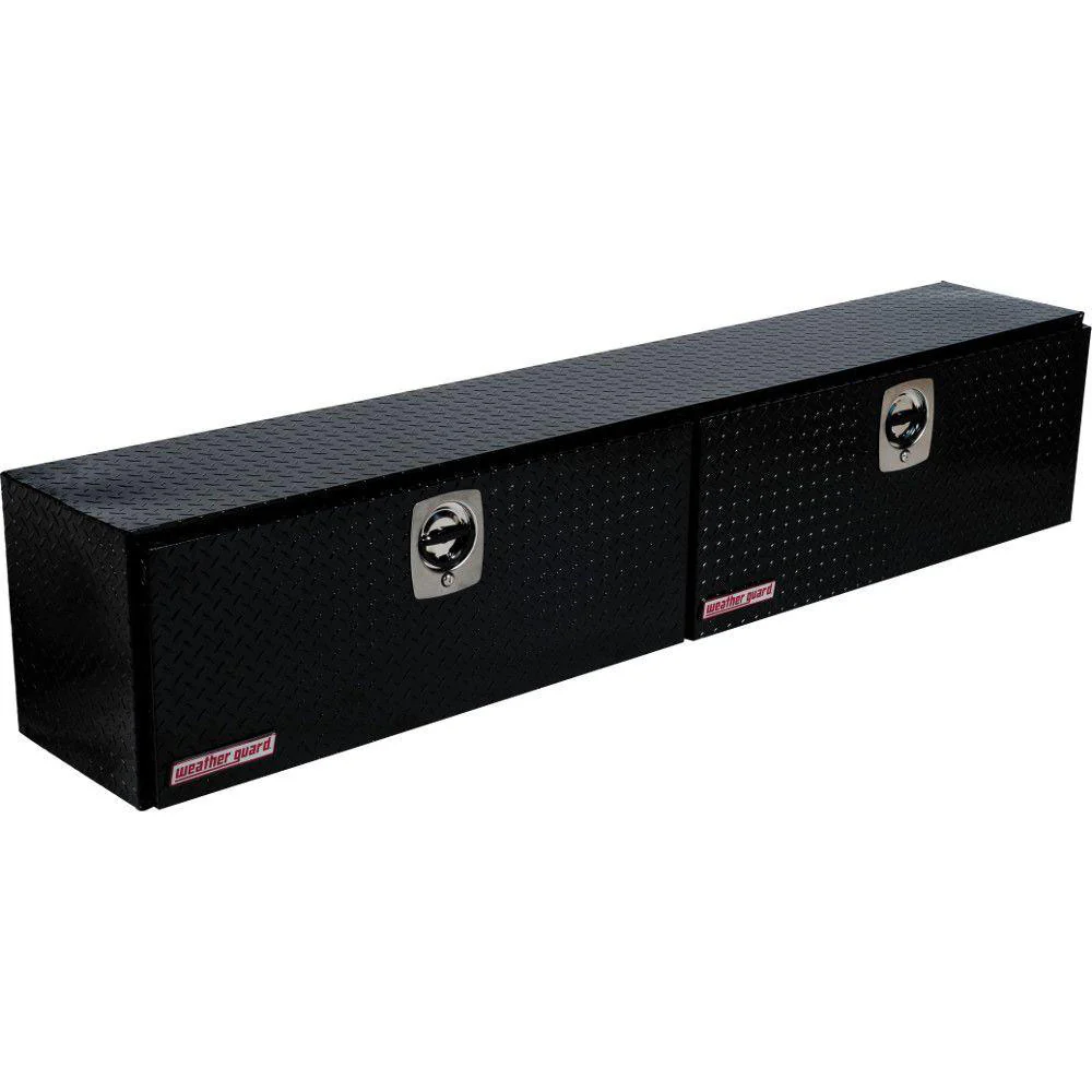 WeatherGuard 390-5-02 Gloss Black Aluminum Hi-Side Box, 11.1 Cu. Ft. - Mactool Shop