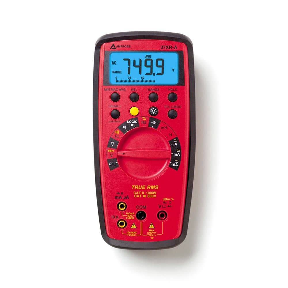 Amprobe 4867996 37XR-A True-RMS Autoranging Digital Multimeter with Component and Logic Test - Mactool Shop