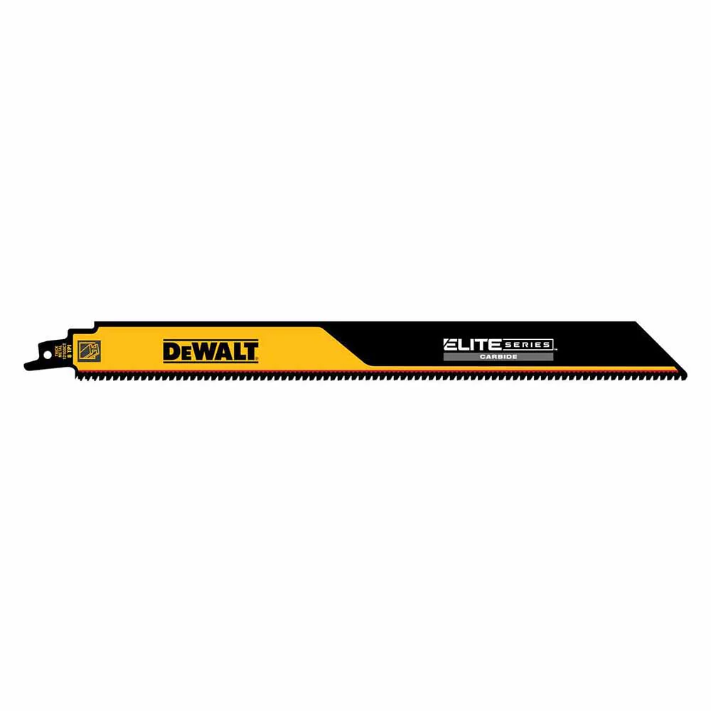 DeWalt DWAR12108CT-1 Elite Series Carbide Tipped 12-in 8-TPI Metal Cutting Reciprocating Saw Blade - Mactool Shop