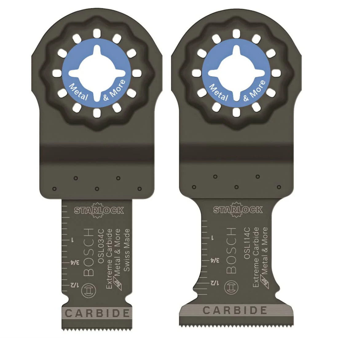 Bosch OSL002C Starlock Oscillating Multi-Tool Accessory Blade Set 2 Pack - Mactool Shop