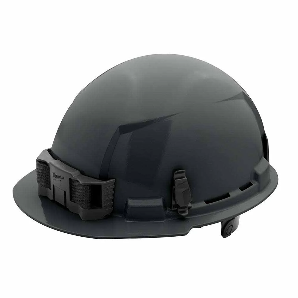 Milwaukee 48-73-1134 Gray Front Brim Hard Hat with 6PT Ratcheting Suspension – Type 1 Class E - Mactool Shop