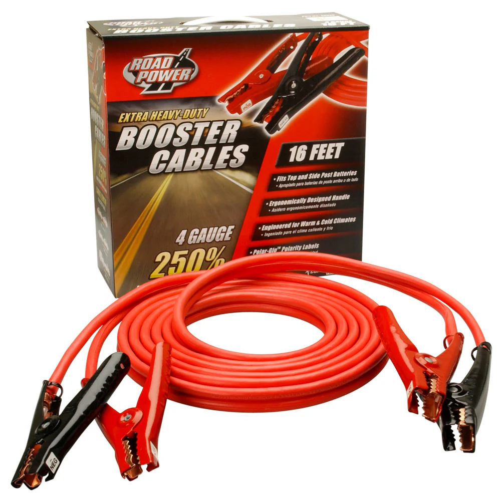 Southwire 86660104 Booster Cable 4 Gauge 16' CCA Polar Glow Clamp - Mactool Shop