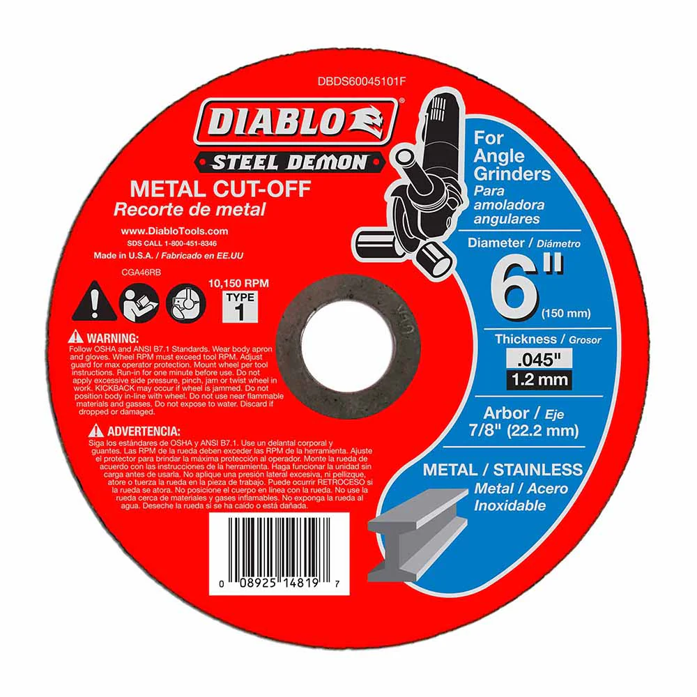Diablo DBDS60045101F Steel Demon 6