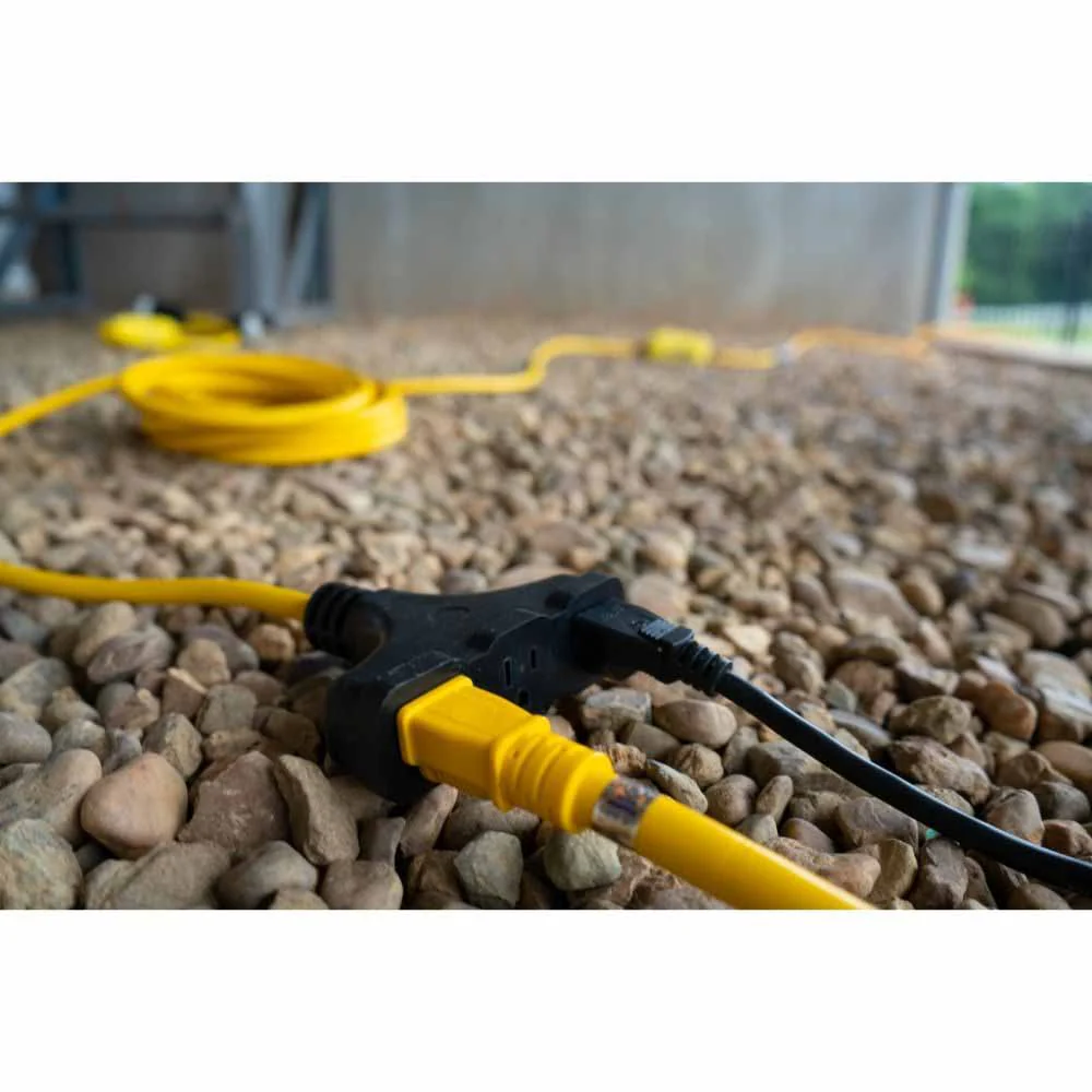 Southwire 26020148-1 50' 15A In-Line GFCI 12/3 Cord Set Tri-Source End - Mactool Shop
