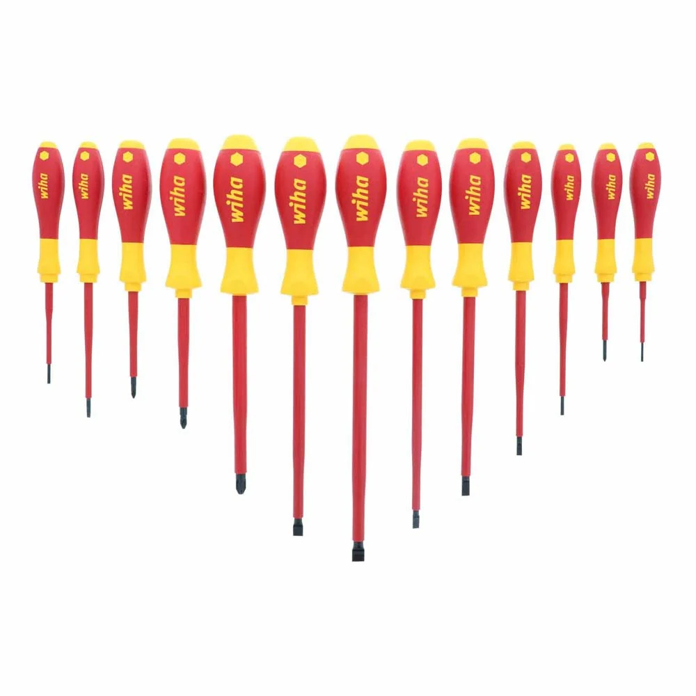 Wiha 32094 13 Piece Insulated SoftFinish Screwdriver Set - Mactool Shop