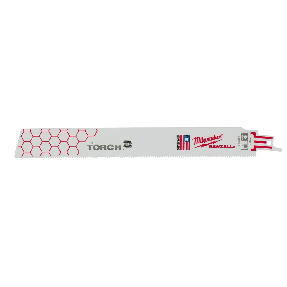 Milwaukee 48-01-2768 9 in. 18 TPI THE TORCH™ SAWZALL® Blade-Bulk - Mactool Shop