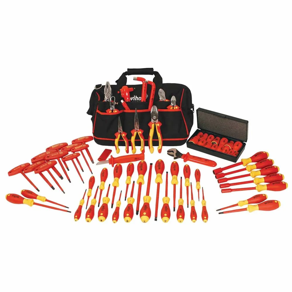 Wiha 32876 66 Piece Insulated Pliers-Cutters and Screwdriver Set - Mactool Shop