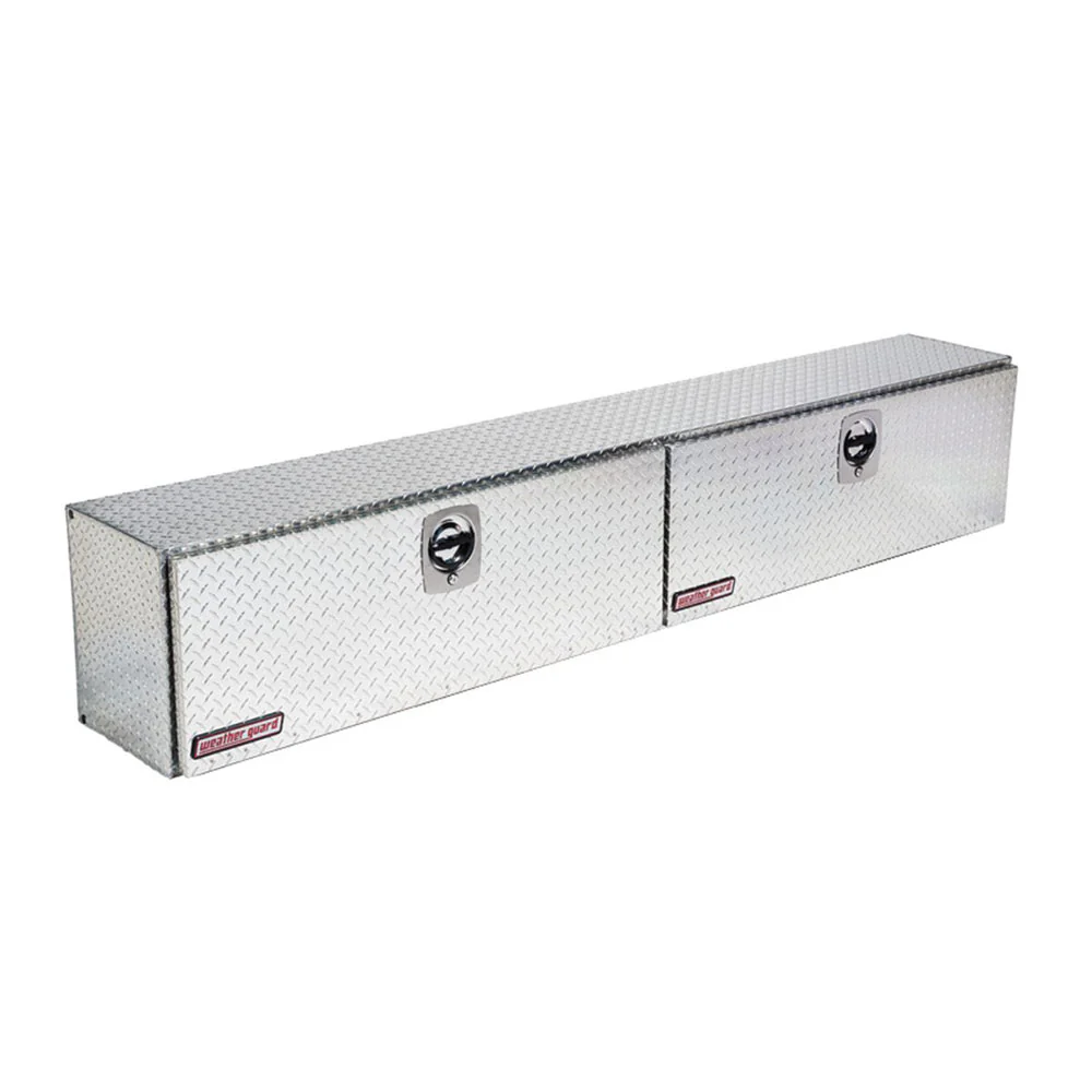 WeatherGuard 396-0-02 Clear Aluminum Hi-Side Box, 11.8 Cu. Ft. - Mactool Shop