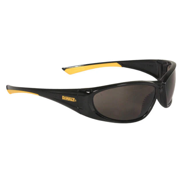 Dewalt DPG98-2D Gable Safety Glasses, Black/Yellow Frame, Smoke Lens - Mactool Shop