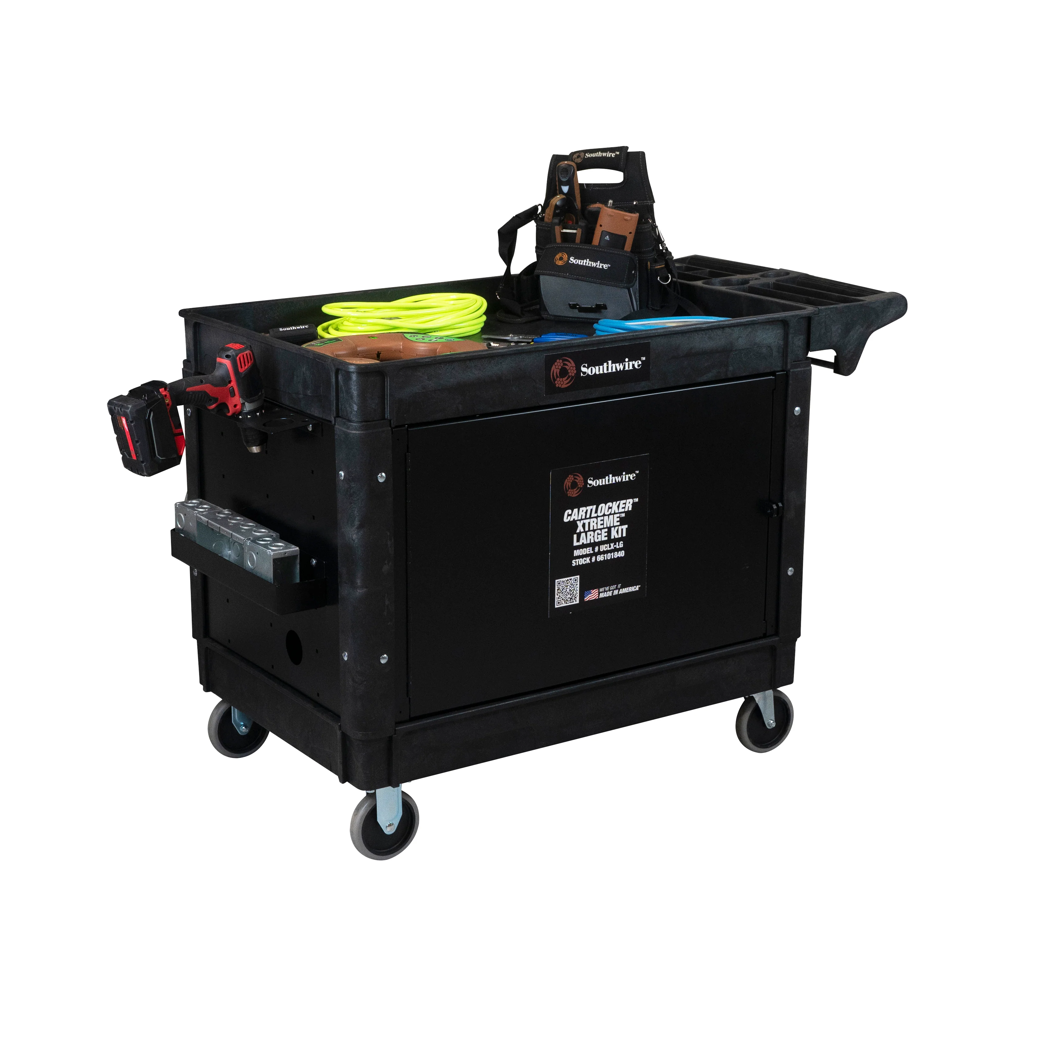 Southwire TSUCLX-LG Large Utility Cart with CartLocker™ Xtreme™ Large Kit - Mactool Shop