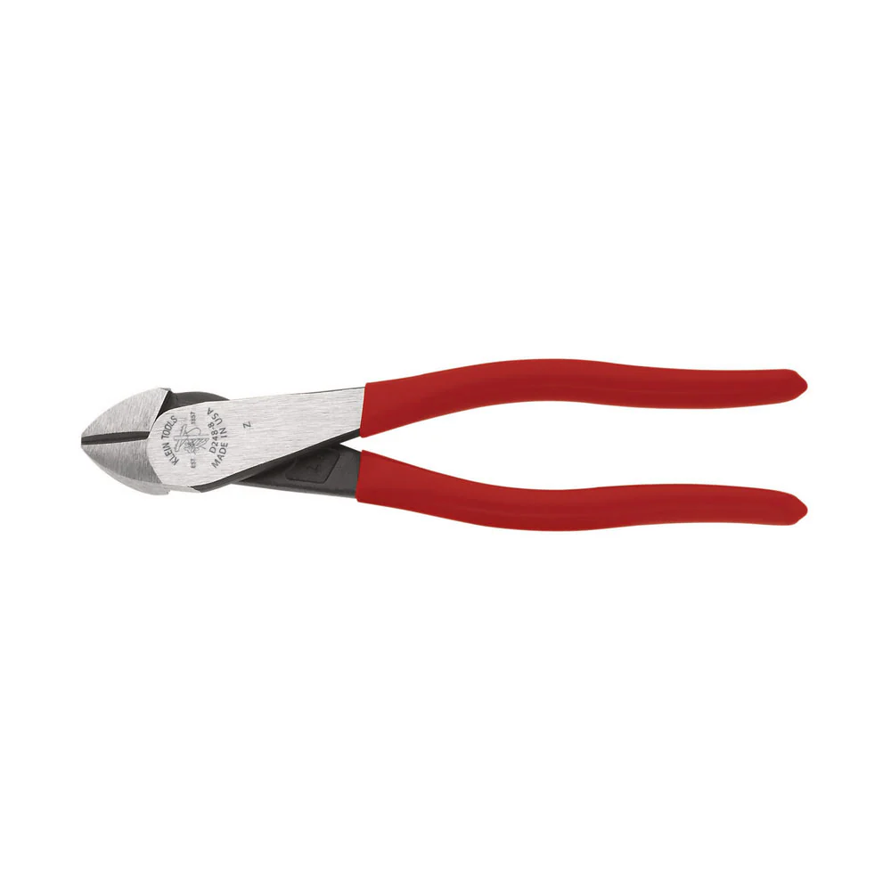 Klein Tools D248-8 Diagonal-Cutting Pliers, Angled Head, 8