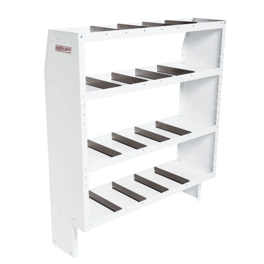 WeatherGuard 9365-3-03 Heavy Duty Adjustable 4 Shelf Unit, 60
