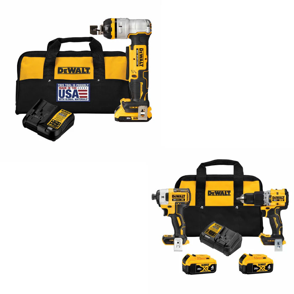 DeWalt DCE158D1 20V MAX* XR Cutter W/ FREE DCK249M2 20V MAX 2-Tool Combo Kit - Mactool Shop