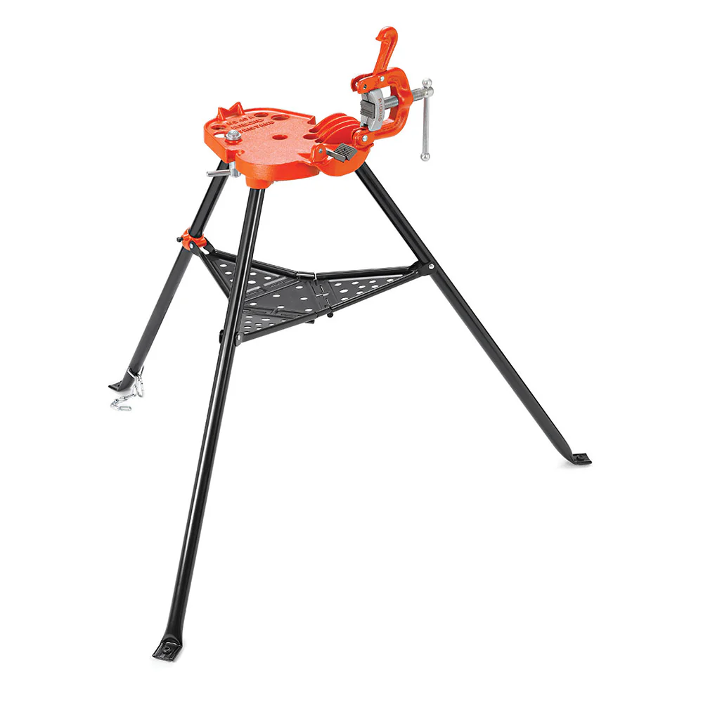 RIDGID 40130 40-A Portable TriStand Yoke Vise, 1/8