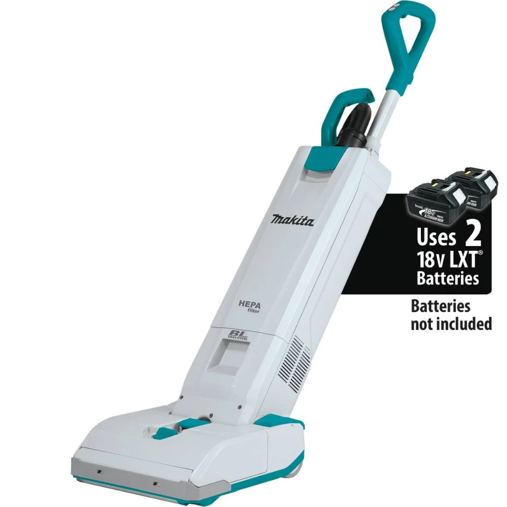 Makita XCV19Z 36V (18V X2) LXT Brushless 1.3 Gallon HEPA Filter 12” Upright Vacuum (Tool Only) - Mactool Shop