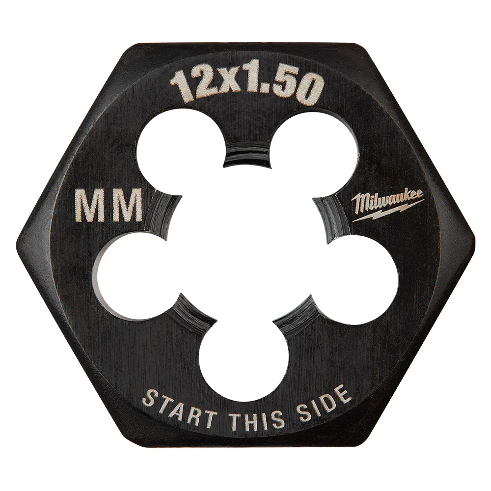 Milwaukee 49-57-5359 M12-1.50 mm 1-Inch Hex Threading Die - Mactool Shop