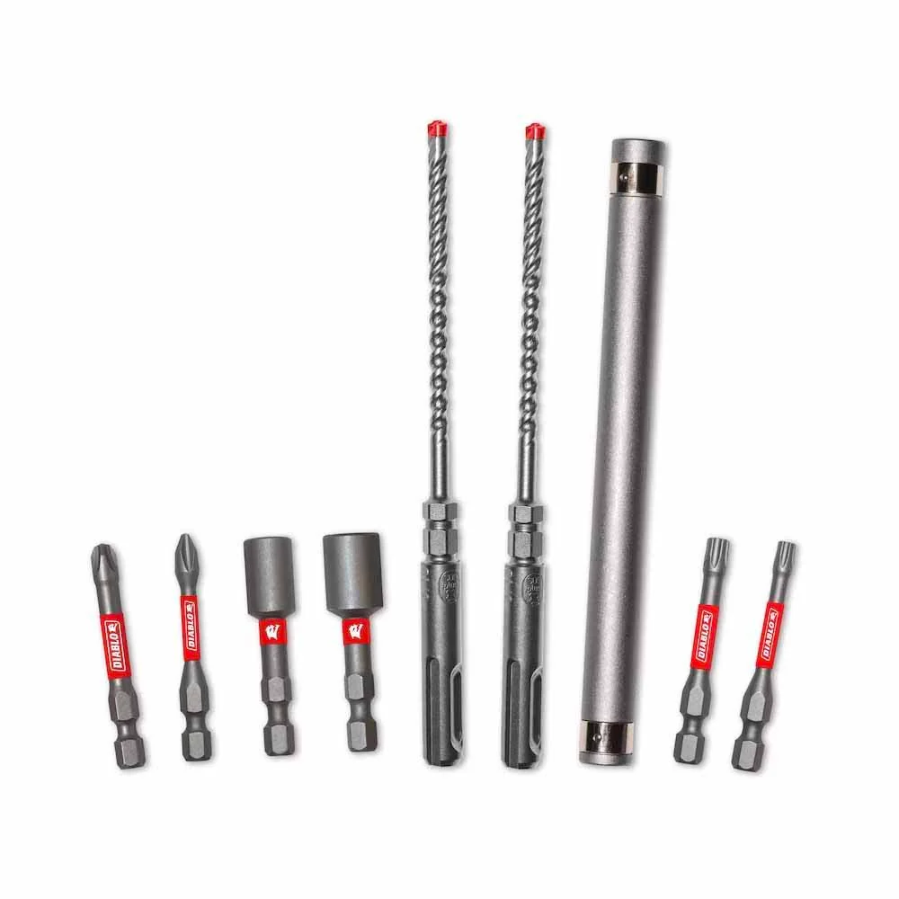 Diablo DMAPL9910-S9 9pc Concrete Anchor Drive Installation Set - Mactool Shop