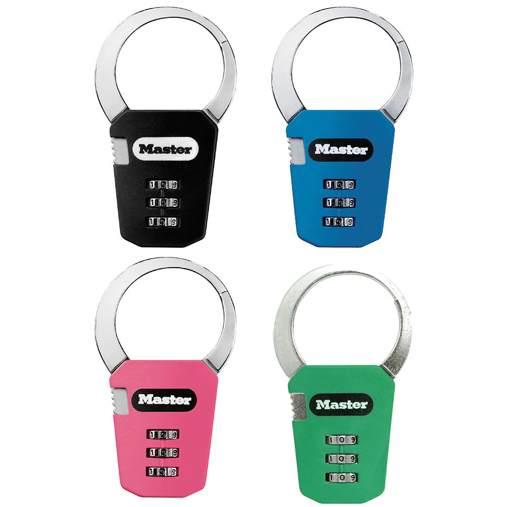 MasterLock 1550DAST Set Your Own Combination Backpack Lock; Assorted Colors - Mactool Shop