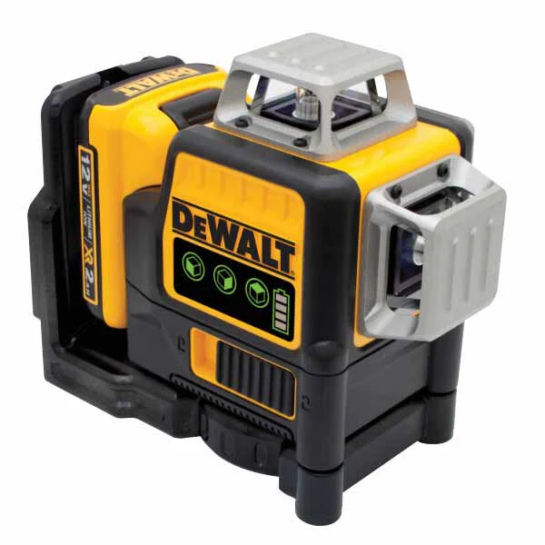 DeWalt DW089LG 12V 3 x 360 Degree Green Line Laser - Mactool Shop