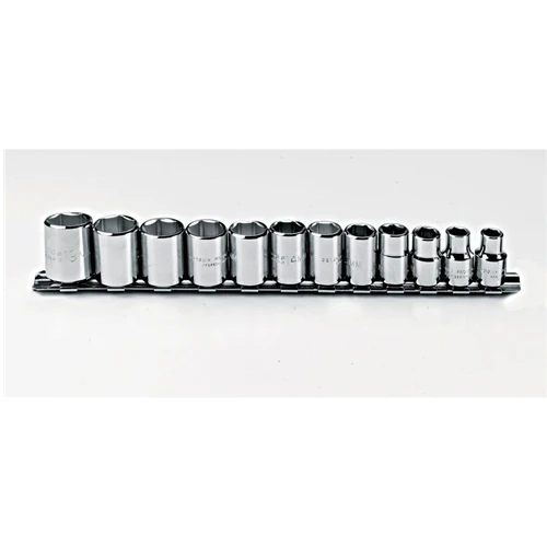 Proto J52212 3/8 Drive 12 Pc. Metric Socket Set - 6 Point - Mactool Shop