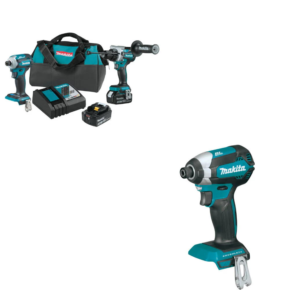 Makita XT288T 18V LXT 2-Pc. Combo Kit W/ FREE XDT13Z 18V LXT Impact Driver-Bare - Mactool Shop