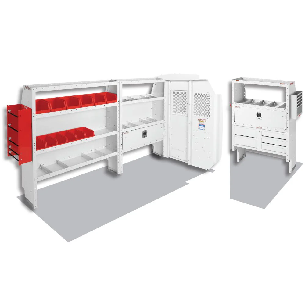 WeatherGuard 600-8214R Electrical Contractor Van Package, Mid-Roof, 130