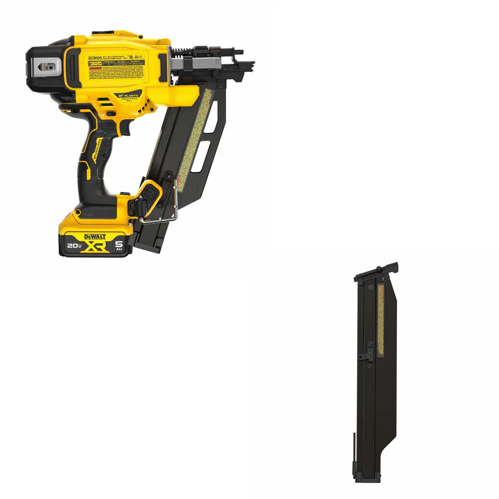 DeWalt DCN920P1 20V MAX XR 21° Nailer Kit W/ FREE DZN920 21° Extended Magazine - Mactool Shop