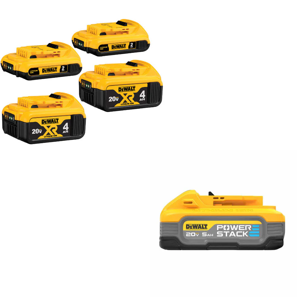 DeWalt DCB324-4 20V MAX Battery - 4Pk W/ FREE DCBP520 20V Max PowerStack Battery - Mactool Shop