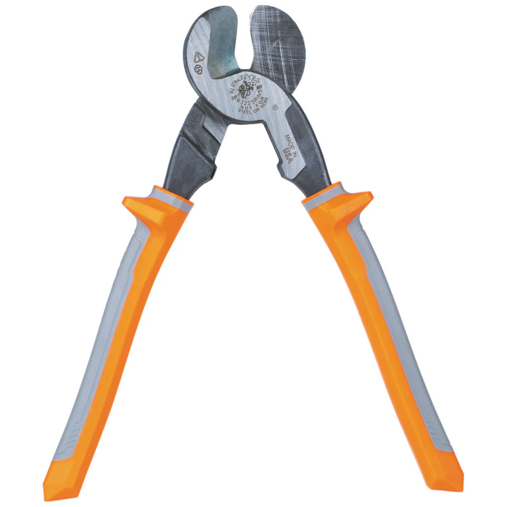 Klein 63225RINS Cable Cutter, Insulated, High-Leverage, 9