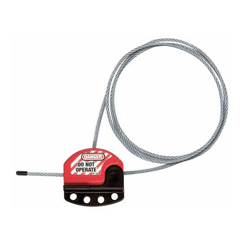 MasterLock S806CBL15 Adjustable Cable Lockout 15ft, 4 Lock Max - Mactool Shop