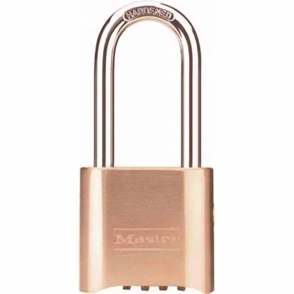 MasterLock 176LHP175 Long Shackle Combination Padlock, Supervisory Key Override - Mactool Shop
