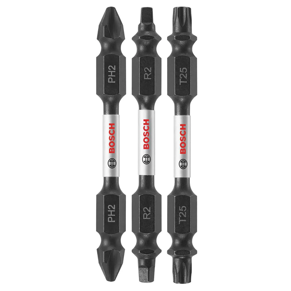 Bosch ITDEV2503 3 pc. Impact Tough 2.5 In. Double-Ended Bit Set - Mactool Shop