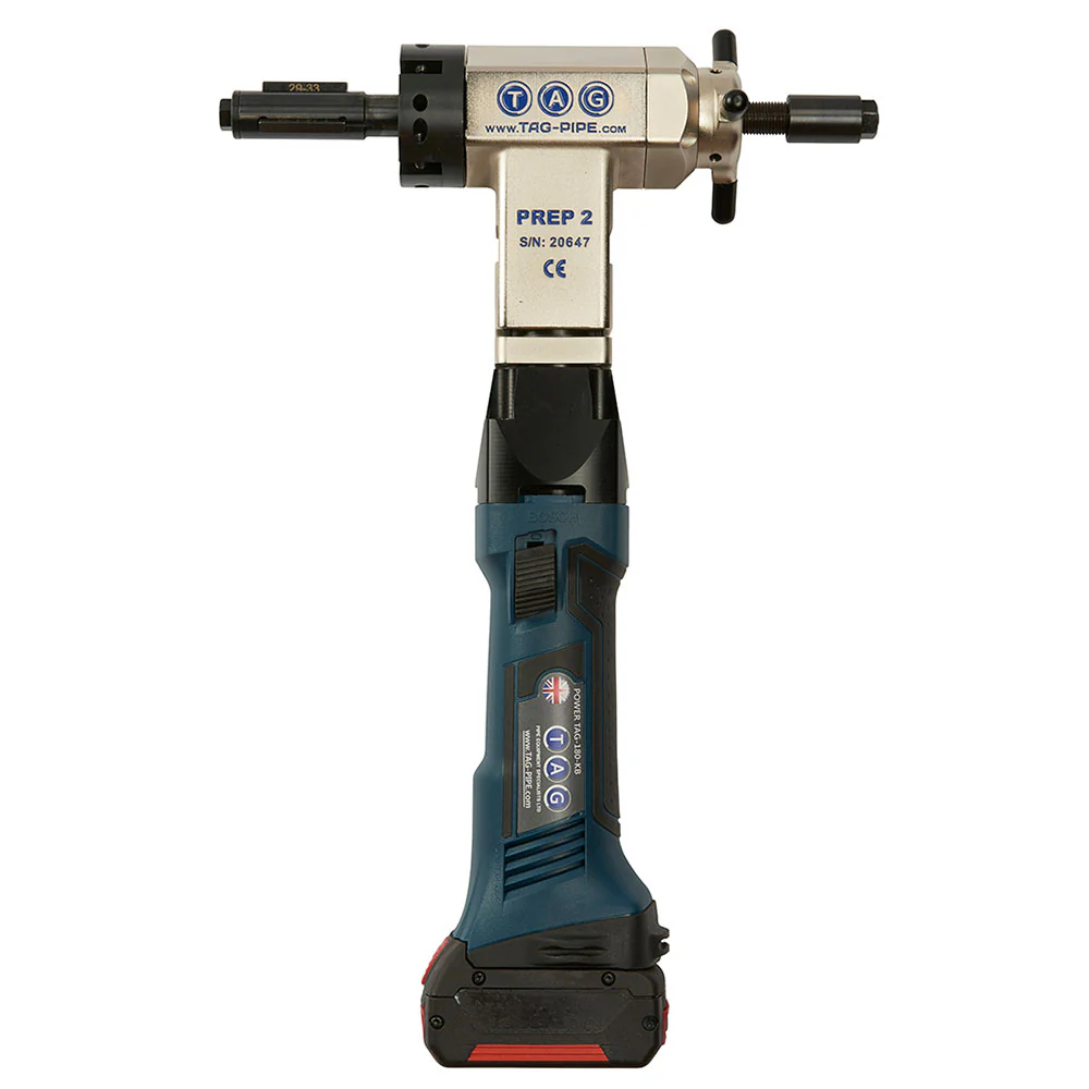 B&B Pipe Tools 8050-BATT Tag Prep 2 Battery Powered - 1/2 - 1-1/2