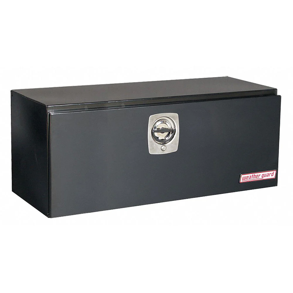 WeatherGuard 548-5-02 Gloss Black Steel Underbed Box, 9.1 Cu. Ft. - Mactool Shop