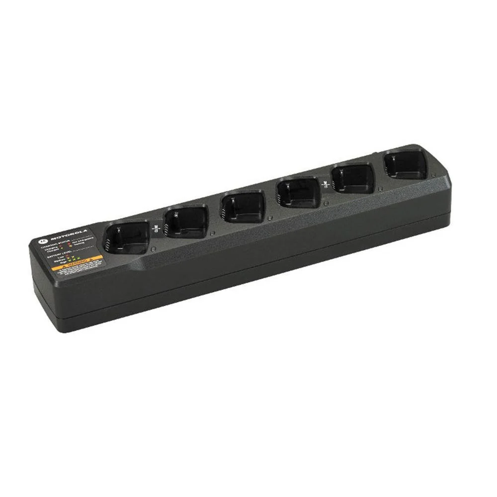 Motorola PMLN6384A 6-Pocket Multi-Unit Battery Charging Tray for RM Series Radios - Mactool Shop