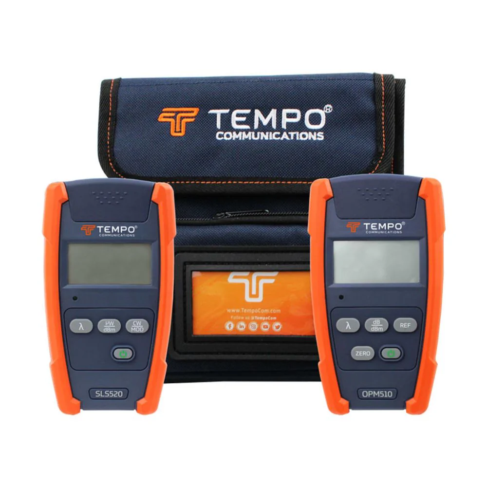 Tempo MM DUAL KIT OPM510 Power Meter & SLS525 Light Source (Multimode Dual Kit) - Mactool Shop