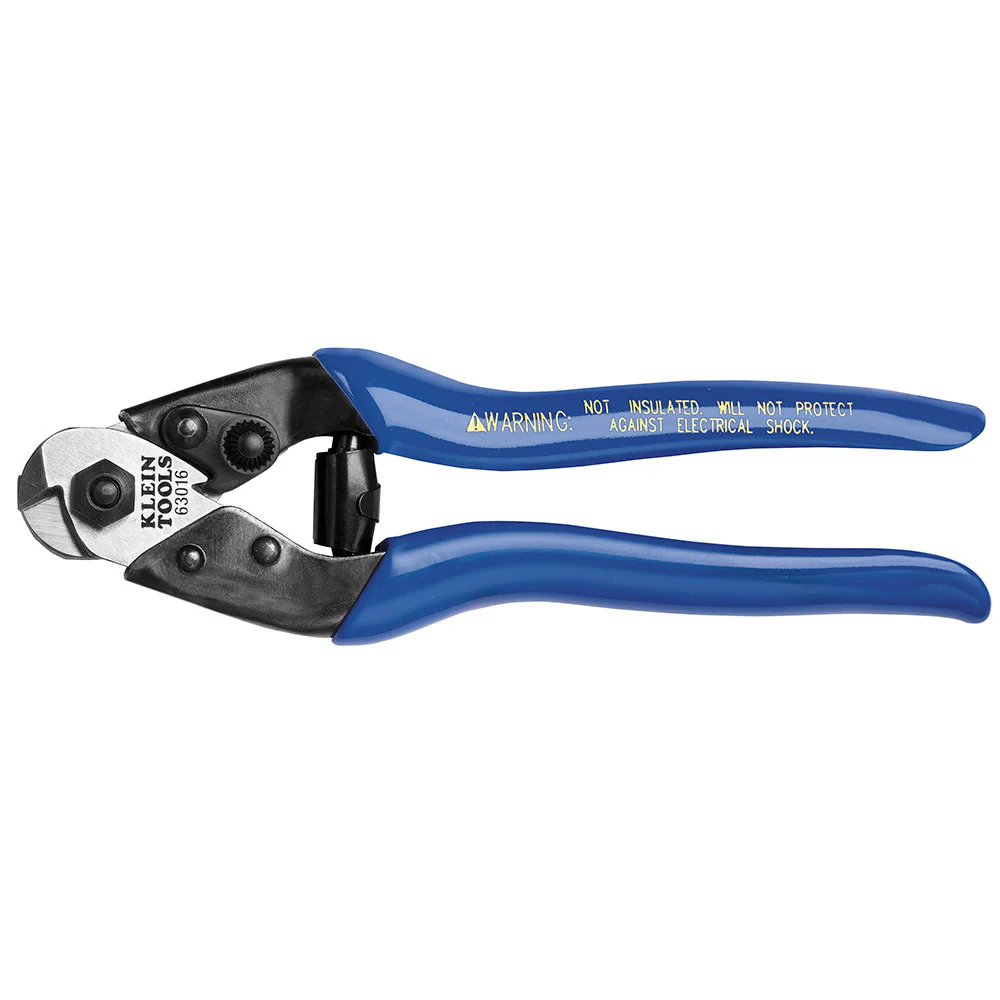 Klein Tools 63016 Heavy-Duty Cable Shears, Blue, 7 1/2