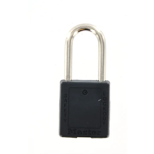 MasterLock 410BLACK #410 Safety Lockout Padlock - BLACK - Mactool Shop