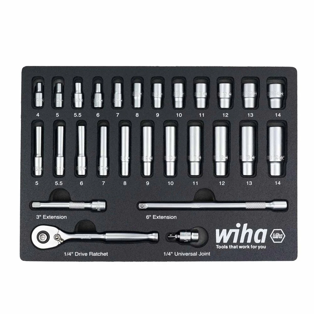Wiha 33395 27 Piece 1/4