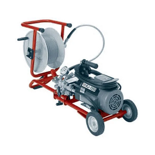 RIDGID 62597 KJ-1350-C 115 Volt Standard Jetter with Pulse, Hose and Cart - Mactool Shop
