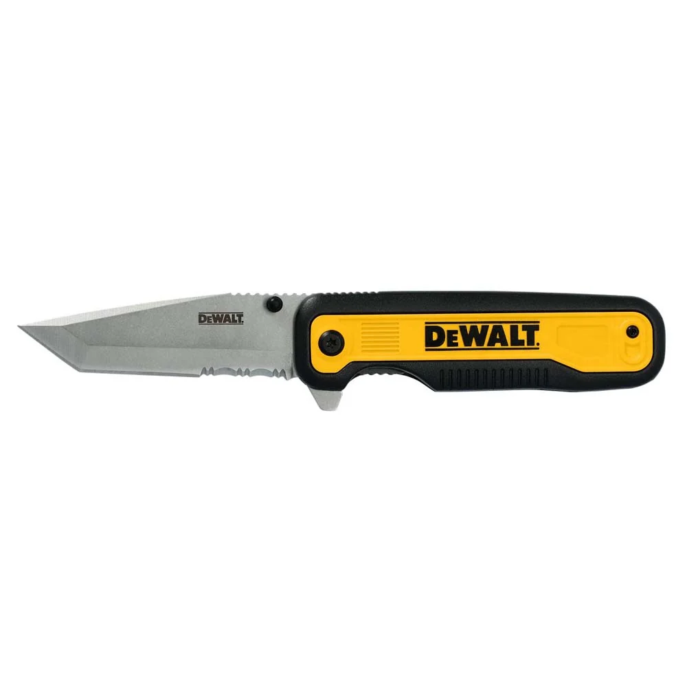 DeWalt DWHT10994 Tanto Stainless Steel and Beveled Edge Blade Pocket Knife - Mactool Shop
