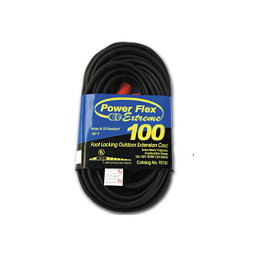 Southwire 92151 Power Flex Extreme 100' Outdoor Extension Cord, Foot Lock - Mactool Shop