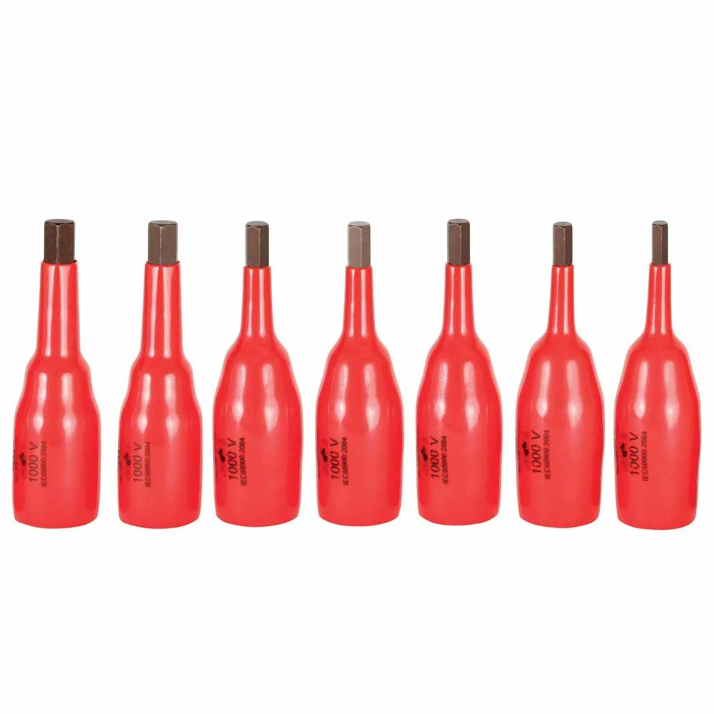 Wiha 31890 7 Piece Insulated Hex Socket Set 3/8