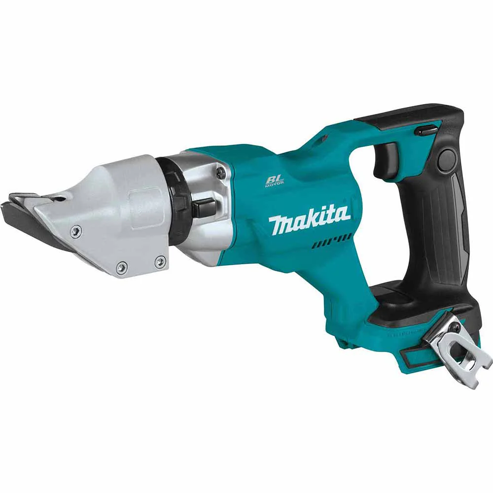Makita XSJ03Z 18V LXT Lithium‑Ion Brushless Cordless 14 Gauge Straight Shear, Tool Only - Mactool Shop