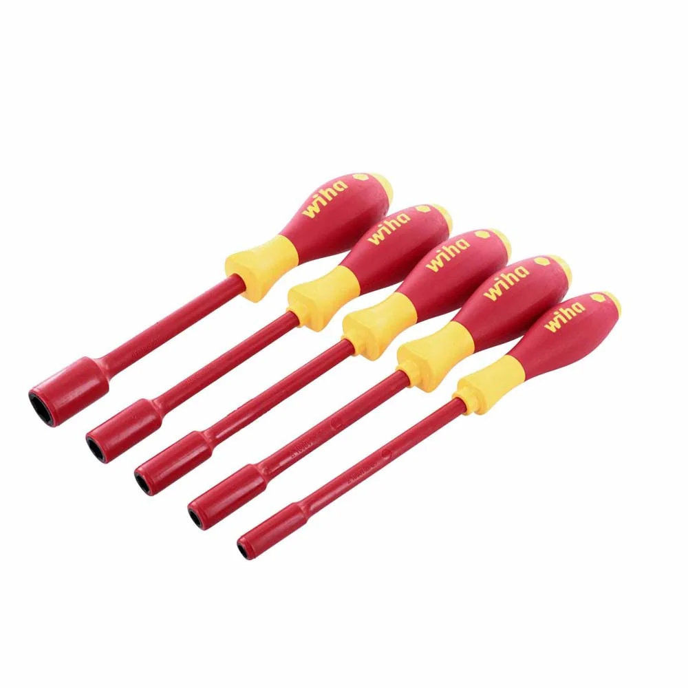 Wiha 32292 5 Piece Insulated SoftFinish Nut Driver Set - Inch - Mactool Shop