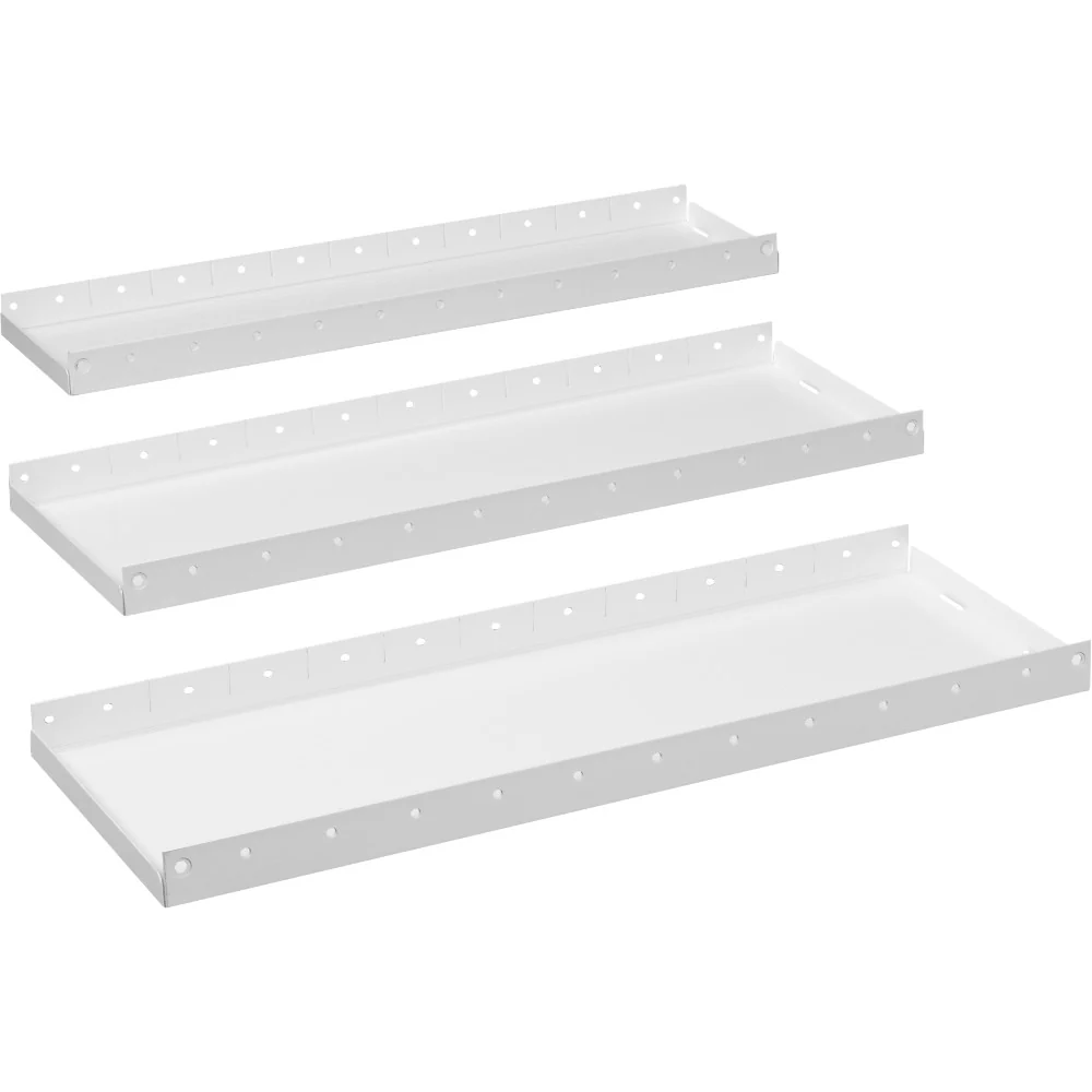 Weather Guard 9053-3-01 Brite White Armor-TUF STARTER 3-Shelf Set, 36