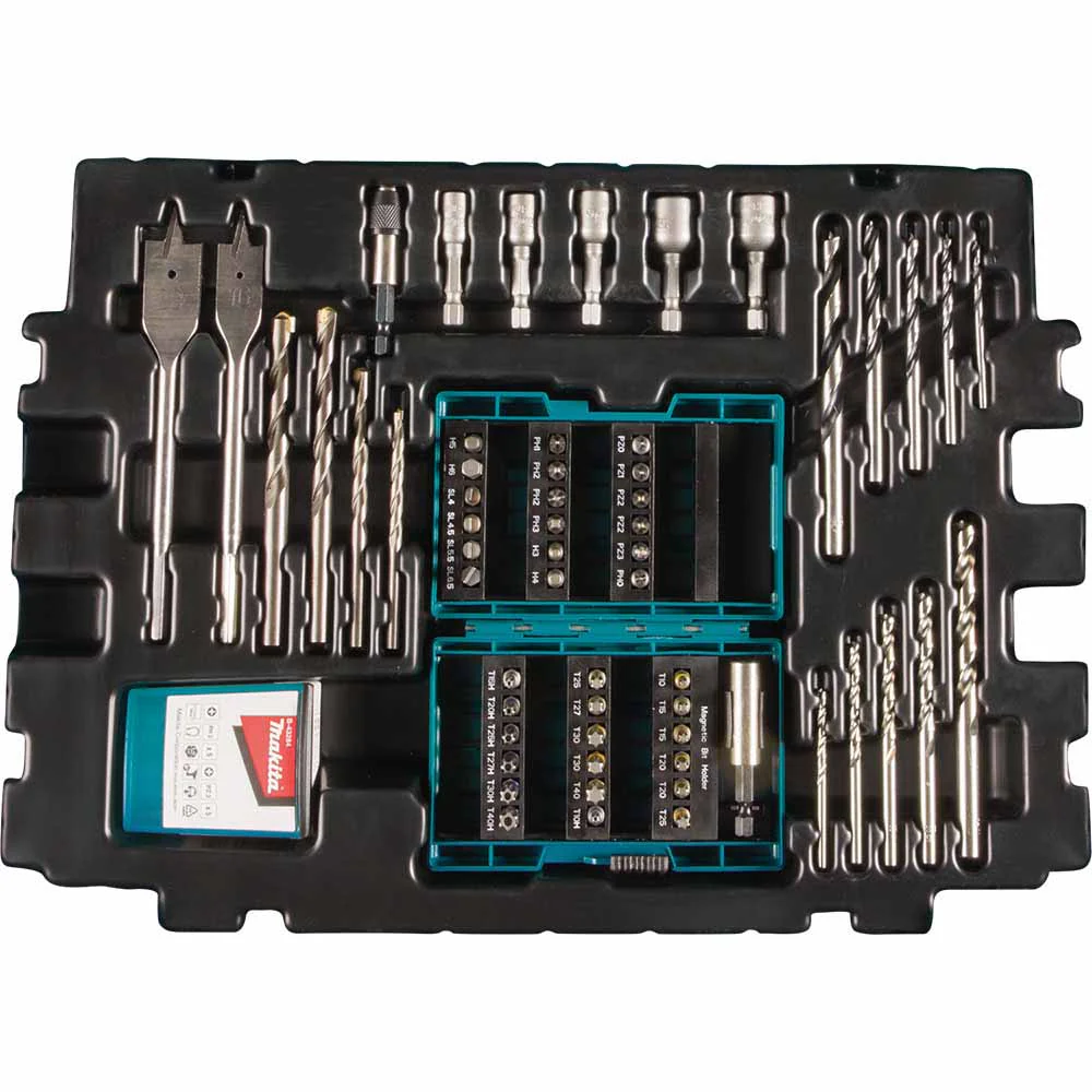 Makita B-49638 69 Pc. Metric Drill and Screw Bit Set - Mactool Shop