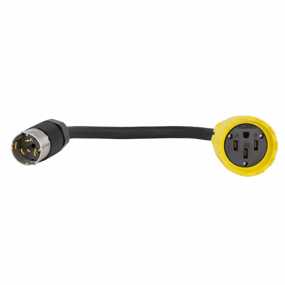 Southwire 100723 2' 6/4 125/250V 50A 3P4W 6365 Plug to 14?50 Connector - Mactool Shop