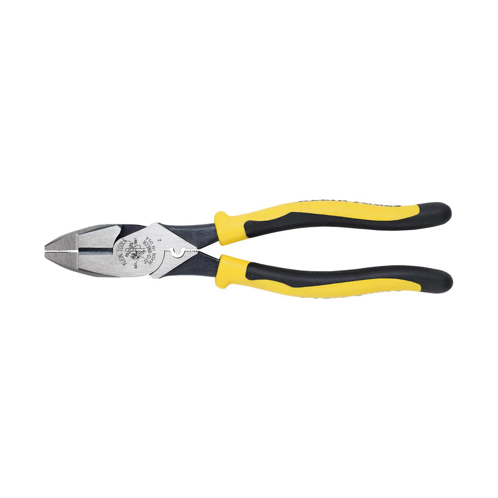 Klein Tools J213-9NECR Journeyman Pliers Connector Crimp Side Cut 9