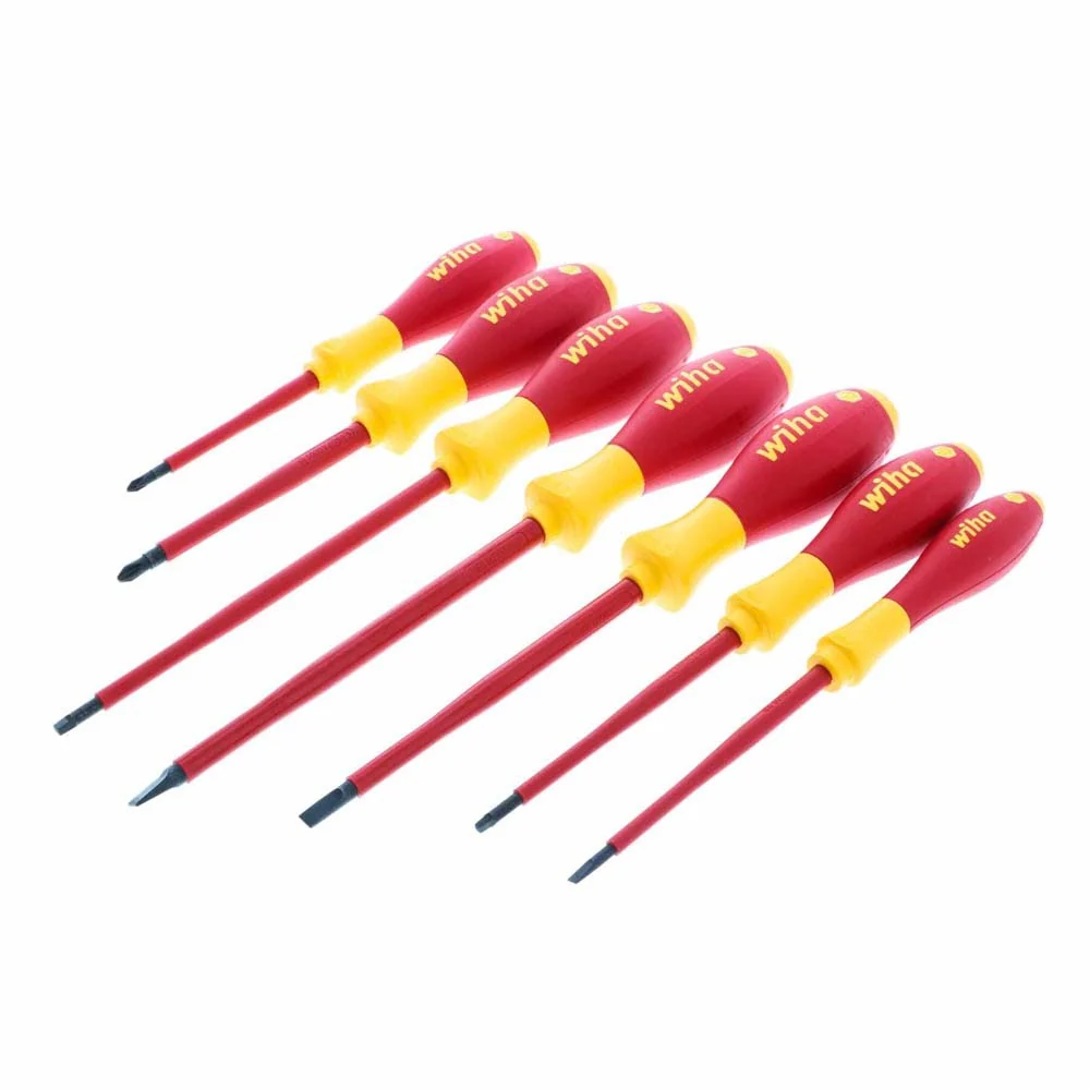 Wiha 32097 7 Piece Insulated SoftFinish Screwdriver Set - Mactool Shop
